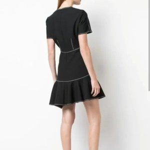 Cinq À Sept Azure Asymmetric Dress In Black